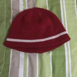 Red beanie